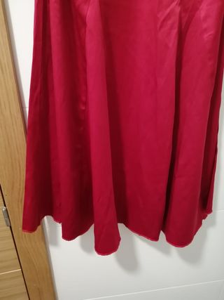 Vestido rojo fiesta.