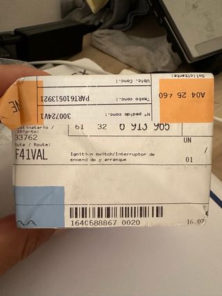 Intereuptor encendido mini R50 

