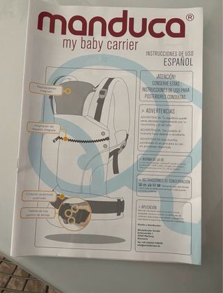 Porta bebé manduca cob su caja muy buen estado