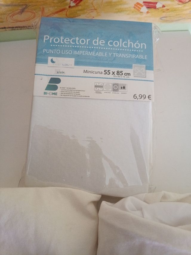 Cubre colchón minicuna