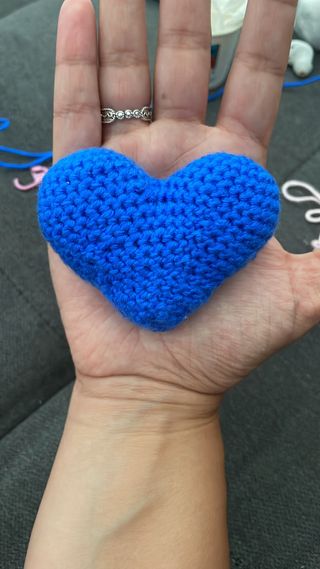 Cuore amigurumi handmade