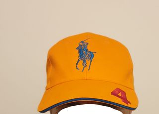 Berretto Polo Ralph Lauren arancione blu