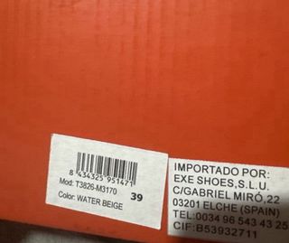 Botines beige sin estrenar