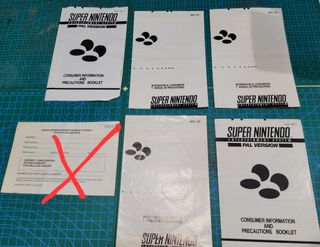 Lote instrucciones game boy