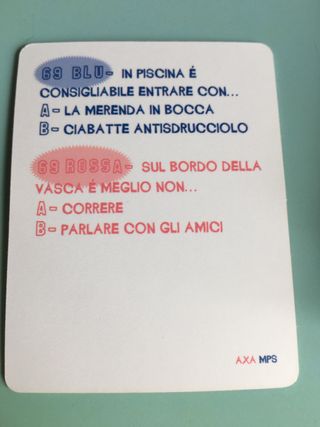 Gioco viaggio / scatola pubblicitario ‘90