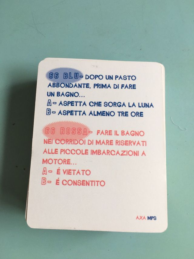 Gioco viaggio / scatola pubblicitario  ‘90