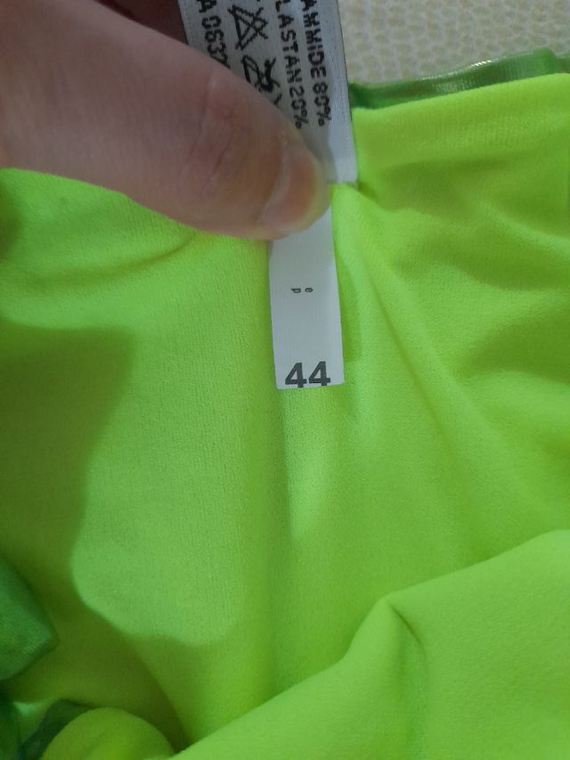 Costume bikini verde