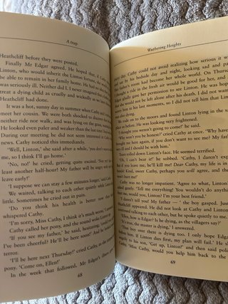 Libro de lectura “Wuthering Heights” Emily Brontë