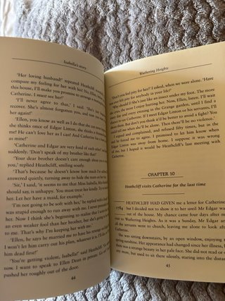 Libro de lectura “Wuthering Heights” Emily Brontë