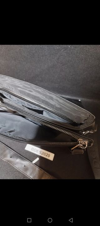 Bandolera bolso desigual negro 