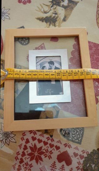 Portafoto con cornice in legno