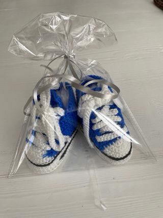 Scarpe neonato crochet handmade