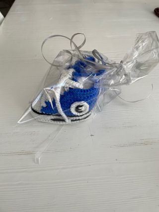 Scarpe neonato crochet handmade