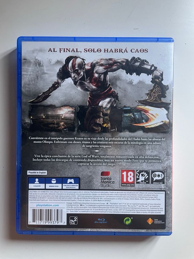 God Of War Remastered