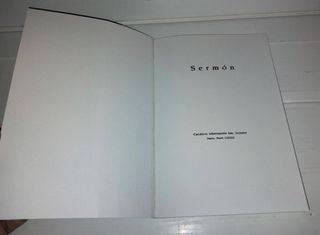 Sermón por j. Serred