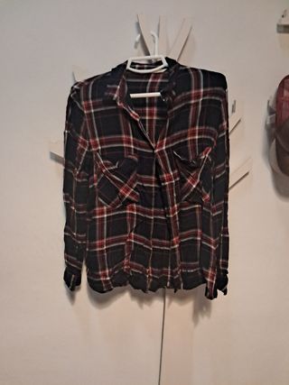 Camisa cuadros zara