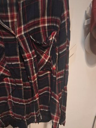 Camisa cuadros zara