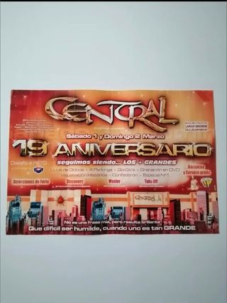 Posters Central Discoteca 