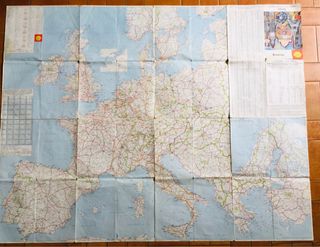 Mappa Europa vintage Touring SELL