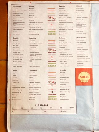 Mappa Europa vintage Touring SELL