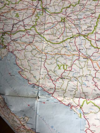 Mappa Europa vintage Touring SELL