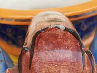 Antica coppia di vasi in ceramica Sesto Fiorentino