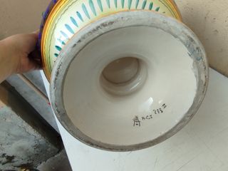 Antica coppia di vasi in ceramica Sesto Fiorentino