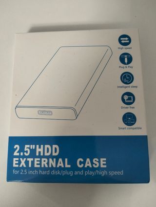  Carcasa para disco duro de 2,5 HDD y SSD 