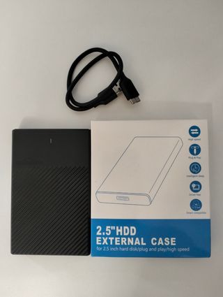  Carcasa para disco duro de 2,5 HDD y SSD 