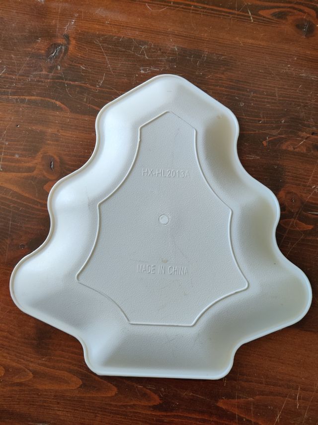 Vassoio di Natale a forma di abete