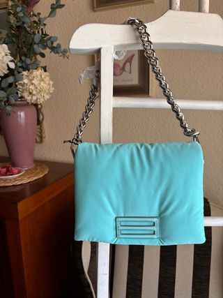 Bolso azul turquesa 