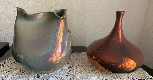 Jarrones cerámica vidriada