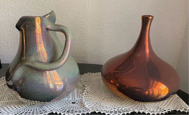 Jarrones cerámica vidriada