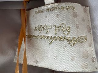 Cazadora piel Stradivarius beig