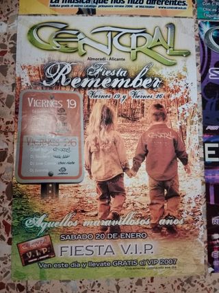 Poster Discoteca Central Rock