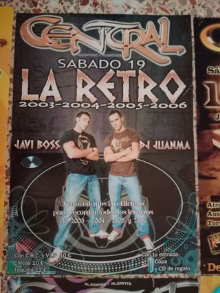 Poster Discoteca Central Rock