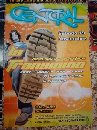 Poster Discoteca Central Rock