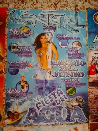 Posters discoteca Central 