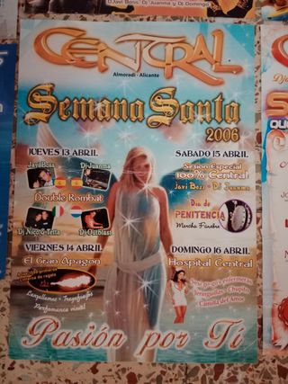 Posters discoteca Central 