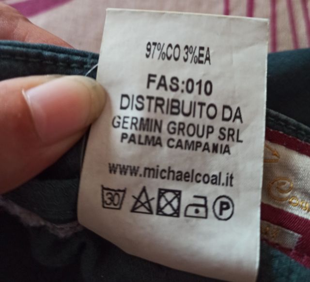 Pantaloni uomo chino