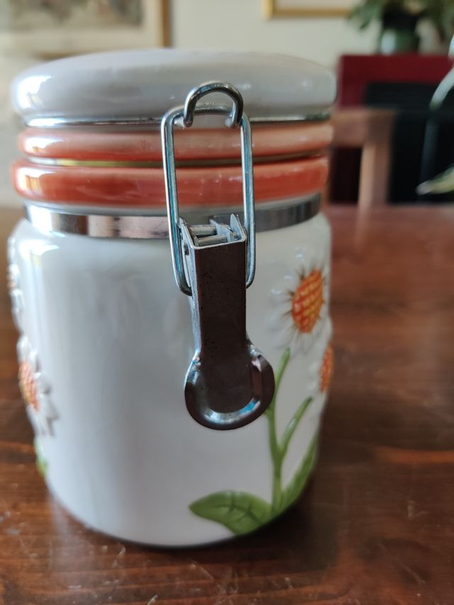 Albarella con margherite in terracotta