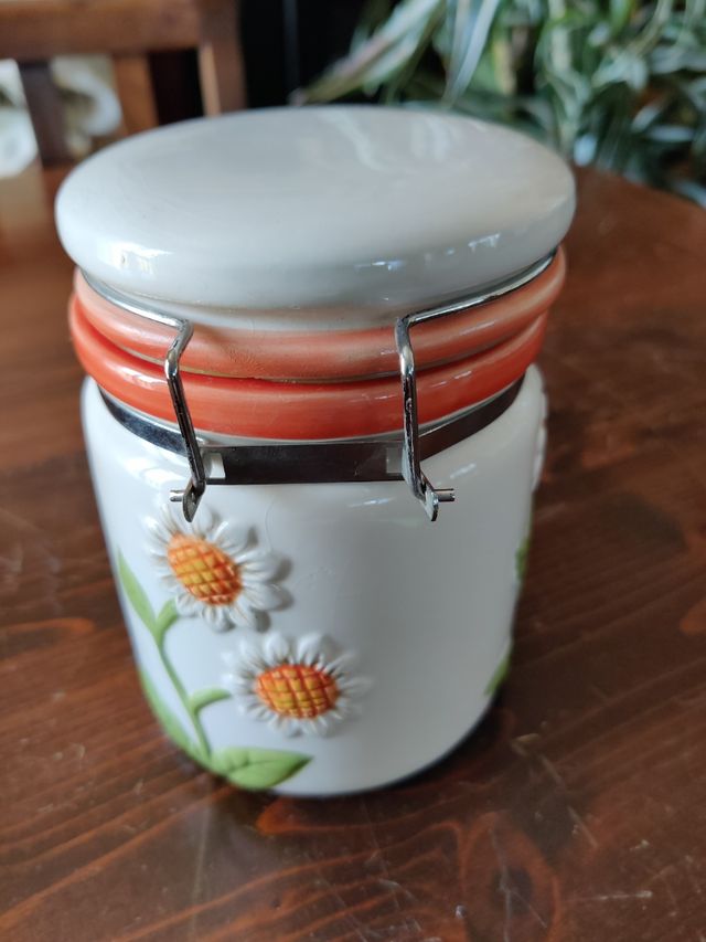 Albarella con margherite in terracotta