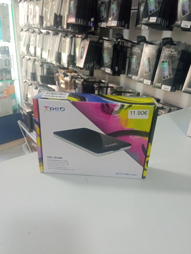 Caixa disco externo tooq tqe-2538b SATA