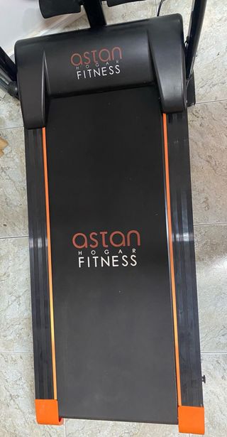 Cinta de correr plegable y masajeador