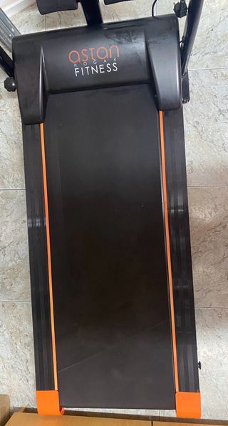 Cinta de correr plegable y masajeador