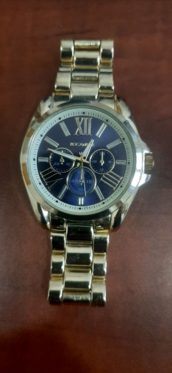 Reloj Rocawear Dorado Con Cronógrafo