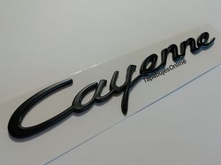 PACK LETRAS NEGRA PORSCHE CAYENNE PANAMERA o MACAN