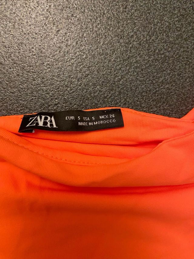 Body zara arancione