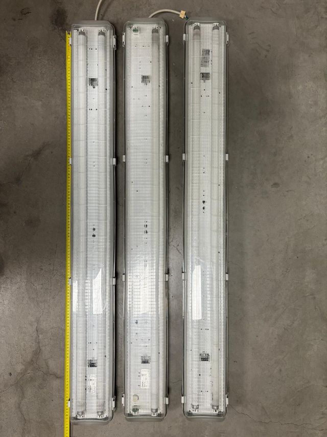 4 fluorescentes dobles 130cm