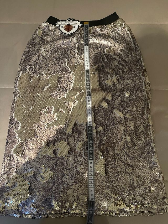 Falda lentejuelas Be Happinnes talla XS-S